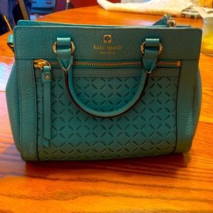 ♠️ Kate Spade ♠️ Turquoise Genuine Leather Handbag